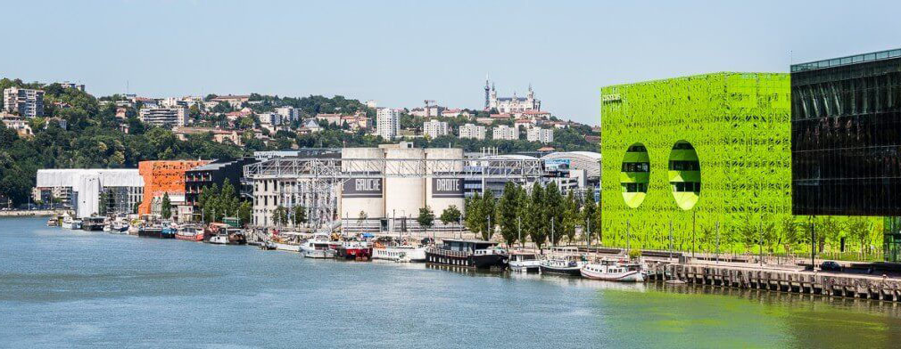 Vue du quartier confluence